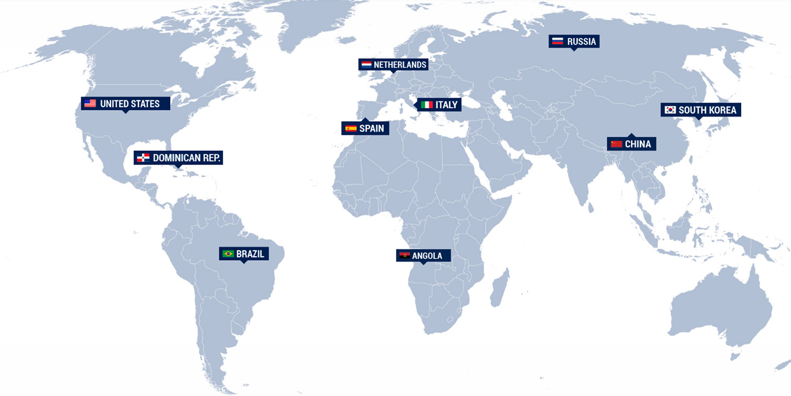 Worldwide Structure Map